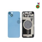 Vitre Arrière Complète avec MagSafe - iPhone 14 | BLEU - Sans Logo