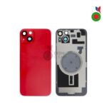 Vitre Arrière Complète avec MagSafe - iPhone 14 Plus | ROUGE - Sans Logo