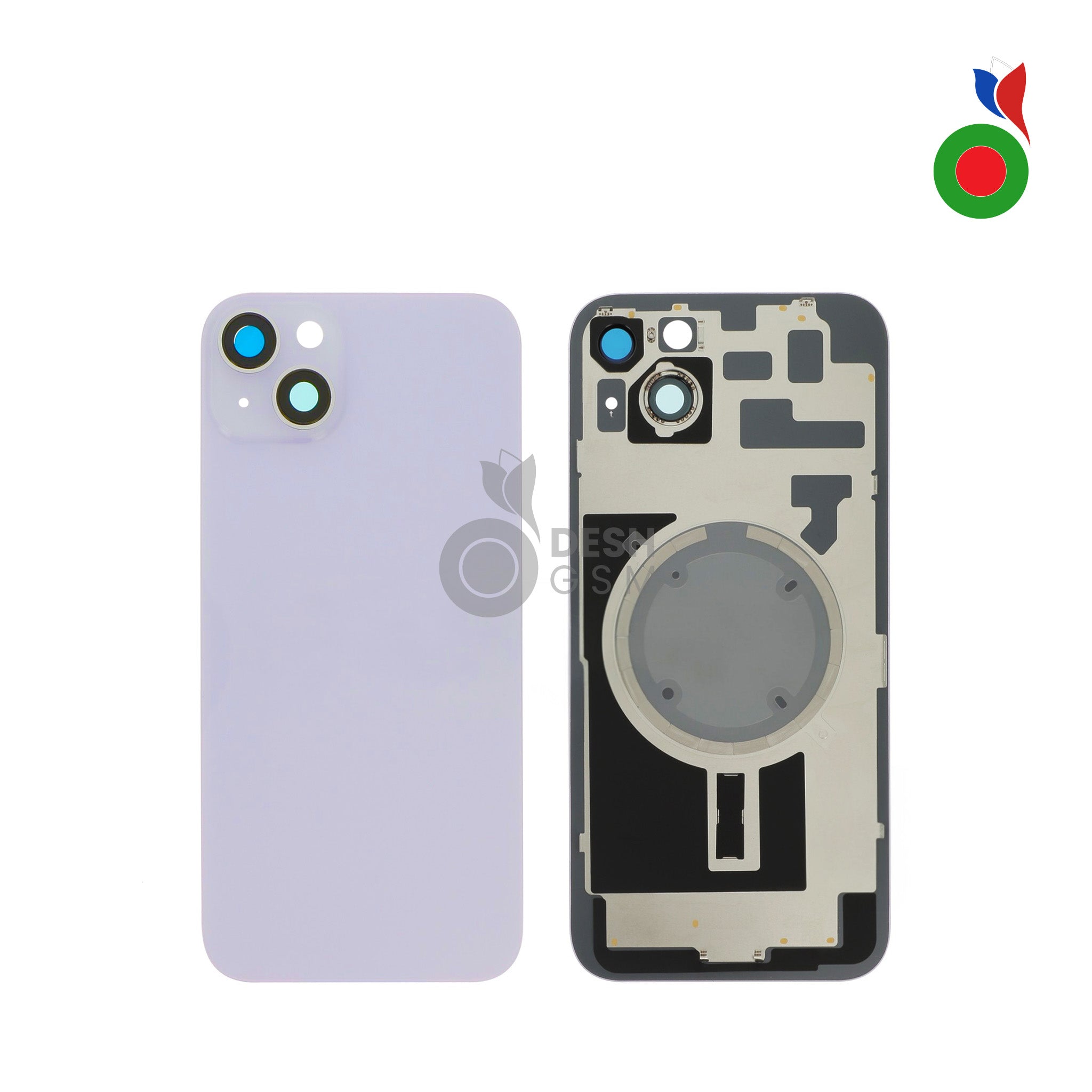 IP_14PL_MGS_-_VL_b301deb3-22ba-4a43-beaf-342637b11908 Vitre Arrière Complète avec MagSafe - iPhone 14 Plus | VIOLET - Sans Logo - Image 1