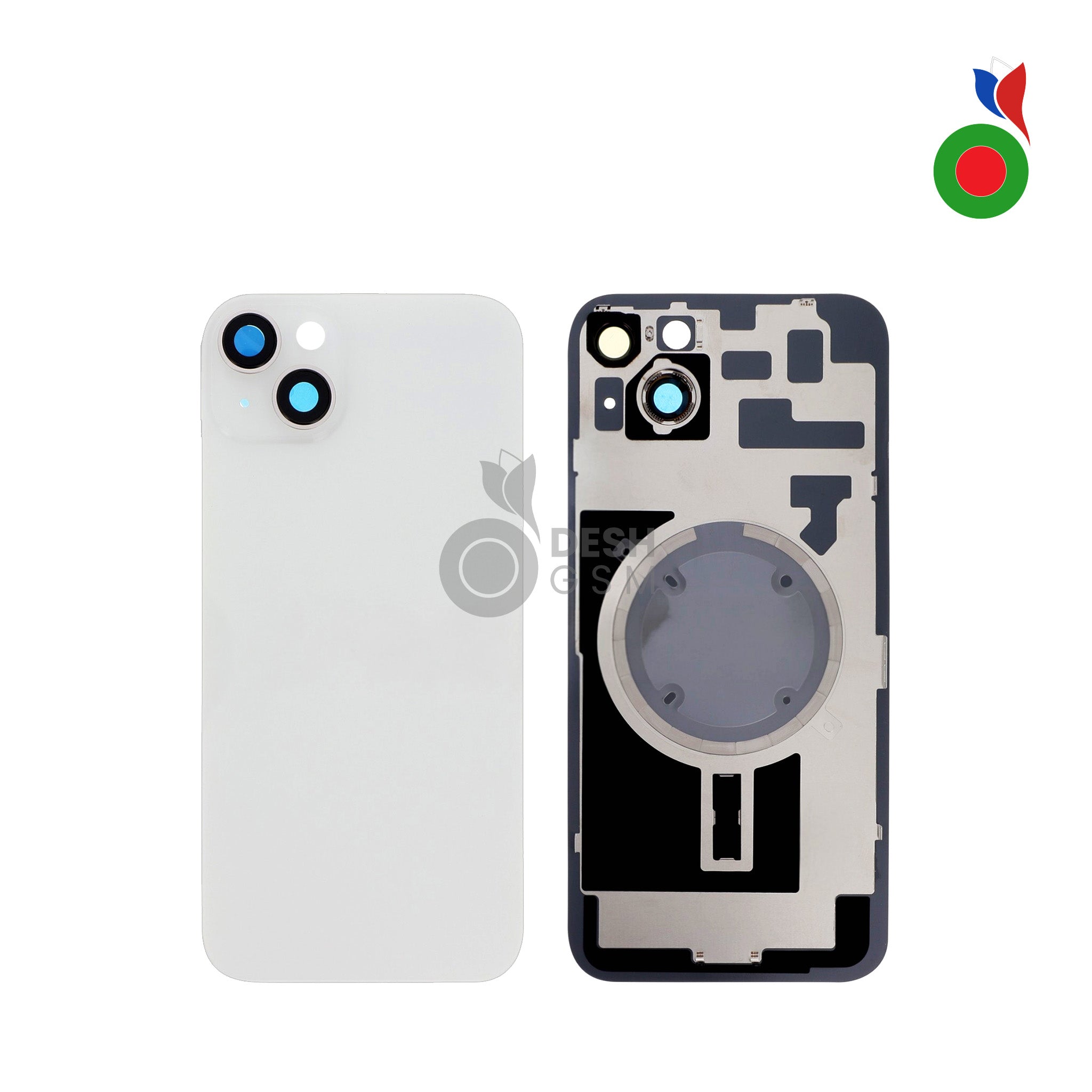 IP_14PL_MGS_-_WH_bde09207-bef7-4245-8bf7-e5c75379d535 Vitre Arrière Complète avec MagSafe - iPhone 14 Plus | BLANC - Sans Logo - Image 1