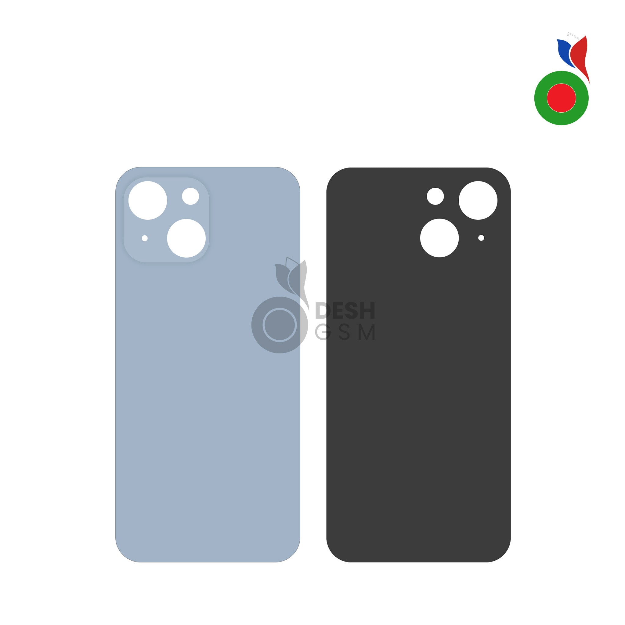 IP_14_Back_-_BL_dcb49b32-e361-4137-81d1-c1df2593e0fe Vitre Arrière - iPhone 14 Plus | BLEU - Sans Logo - Image 1