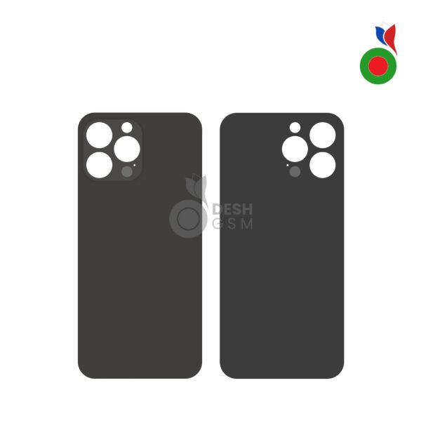 Vitre Arrière - iPhone 14 Pro Max | NOIR SIDÉRAL - Sans Logo