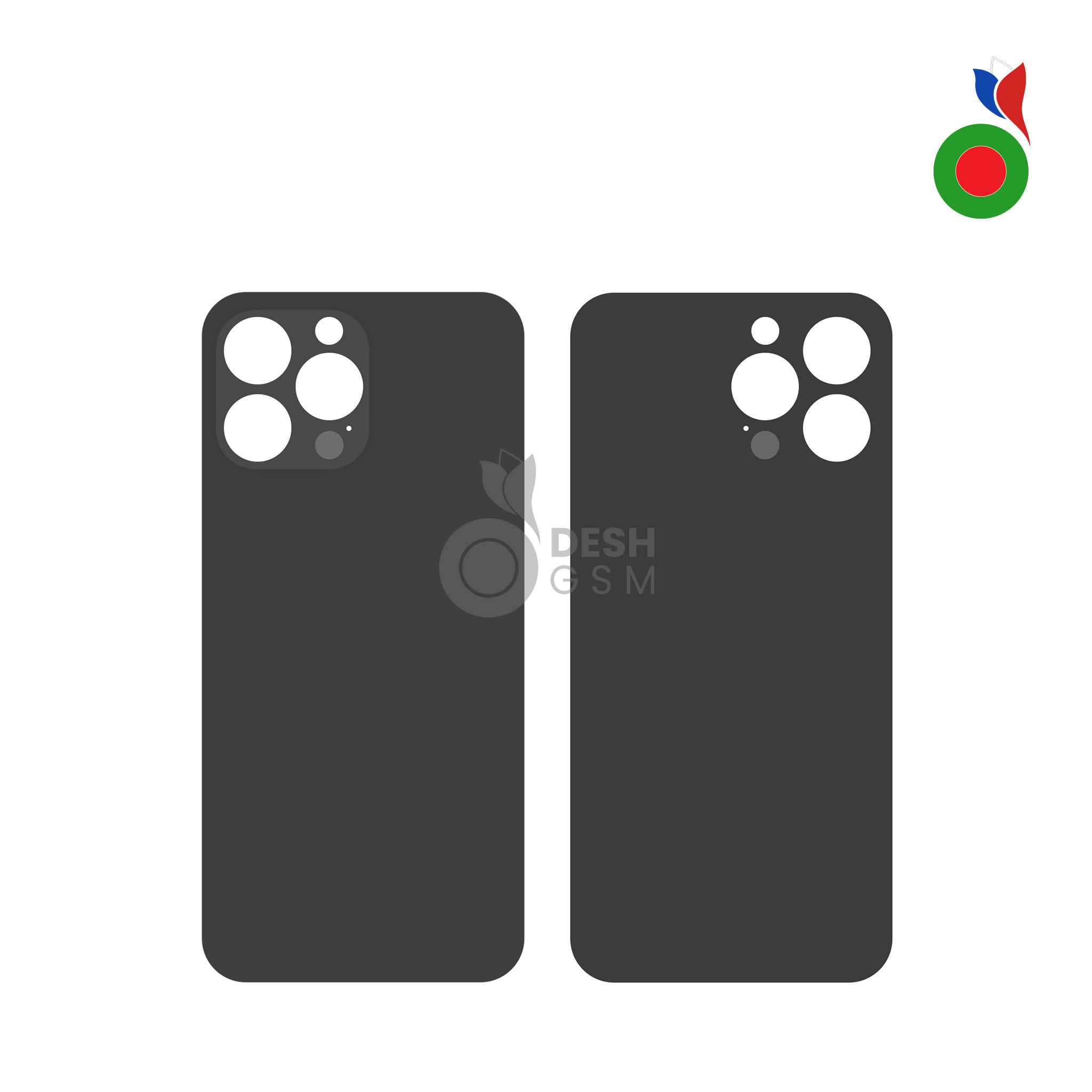 IP_14_PM_Back_-_BK_efb75be3-8027-48a5-a9de-330a761cf420 Vitre Arrière - iPhone 14 Pro Max | NOIR SIDÉRAL - Sans Logo - Image 1