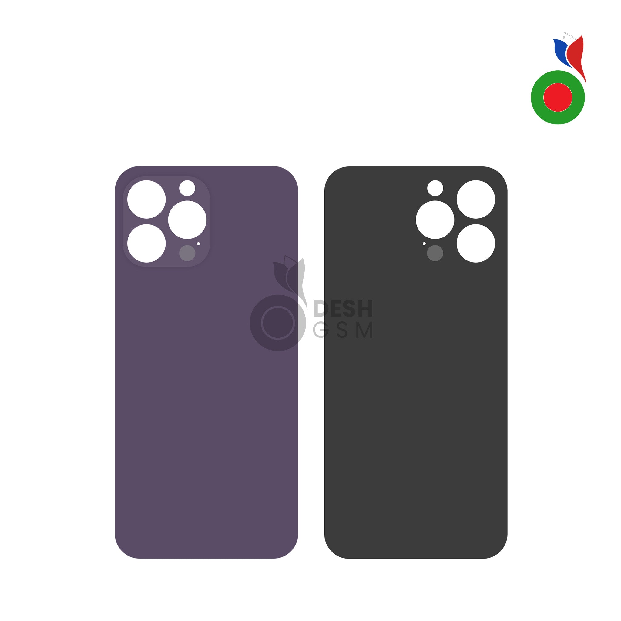 IP_14_PM_Back_-_PP_e8c33634-88d2-49db-a18d-fa8773ae8baf Vitre Arrière - iPhone 14 Pro Max | VIOLET PROFOND - Sans Logo - Image 1