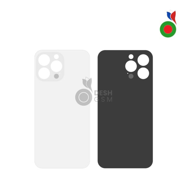 Vitre Arrière - iPhone 14 Pro | ARGENT - Sans Logo