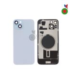 Vitre Arrière Complète avec MagSafe - iPhone 15 | BLEU - Sans Logo