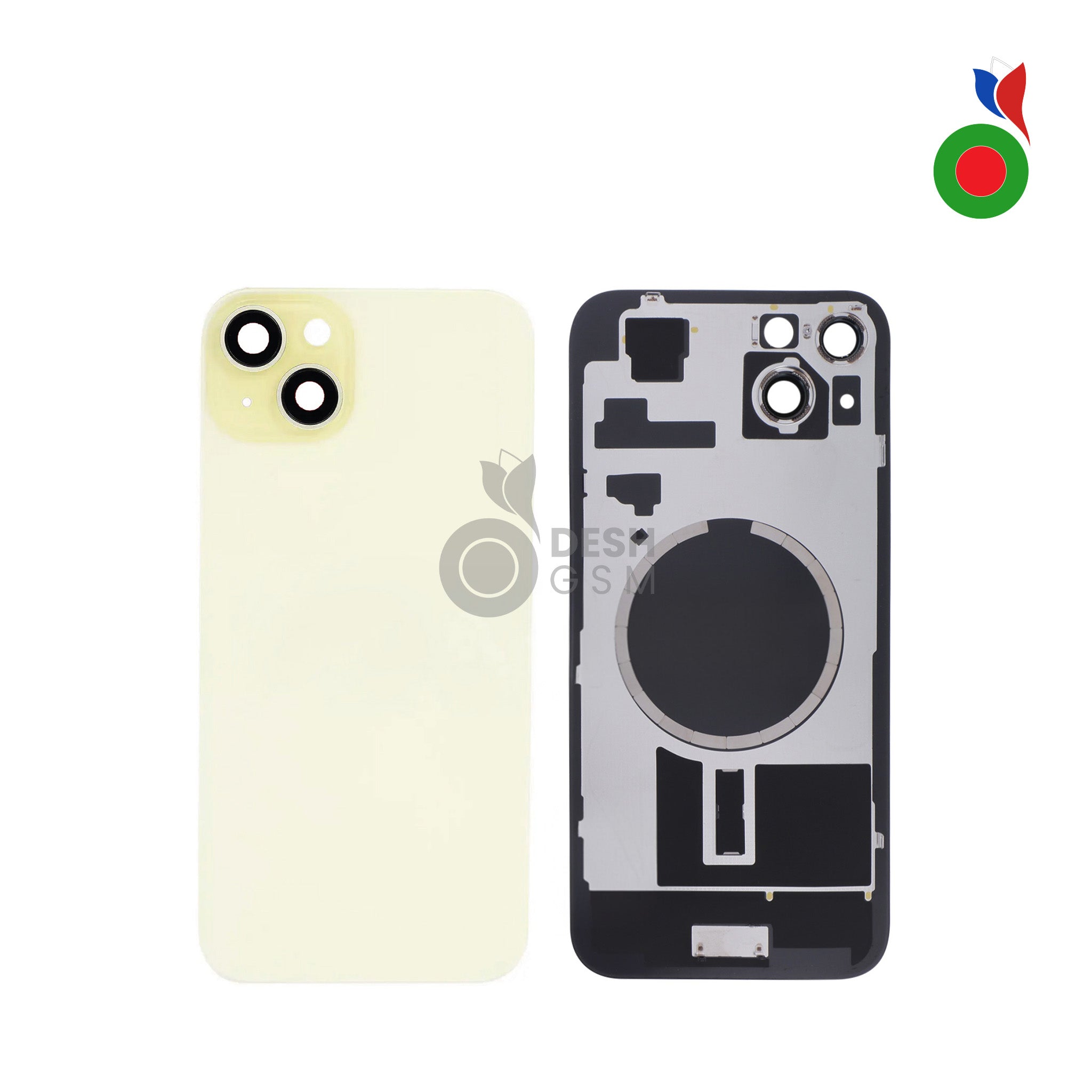 IP_15PL_MGS_-_CR_b9e4b3f1-07a6-4efe-851b-36d57ab187f6 Vitre Arrière Complète avec MagSafe - iPhone 15 Plus | JAUNE - Sans Logo - Image 1