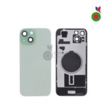 Vitre Arrière Complète avec MagSafe - iPhone 15 Plus | VERT - Sans Logo