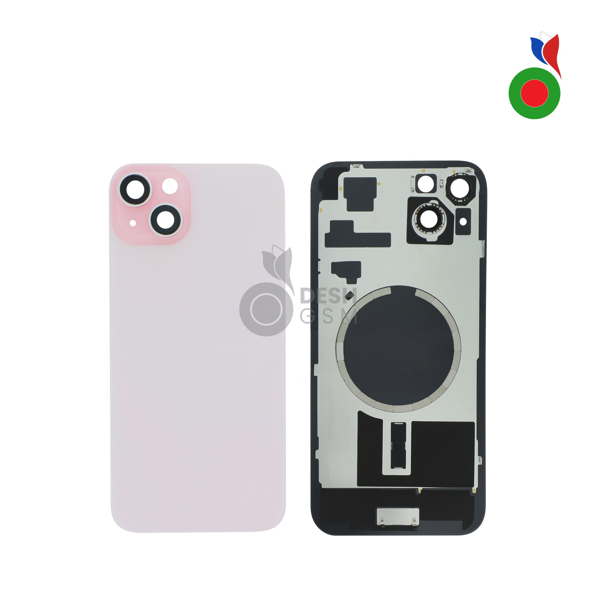 IP_15PL_MGS_-_PK_45430cea-175c-4aae-bf72-50bbe76adf09 Vitre Arrière Complète avec MagSafe - iPhone 15 Plus | ROSE - Sans Logo - Image 1