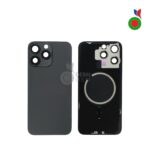 Vitre Arrière Complète avec MagSafe - iPhone 15 Pro | TITANE NOIR - Sans Logo