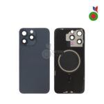 Vitre Arrière Complète avec MagSafe - iPhone 15 Pro Max | TITANE BLEU - Sans Logo