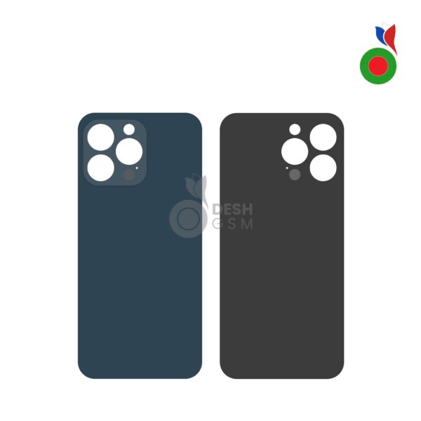 Vitre Arrière - iPhone 15 Pro Max | TITANE BLEU - Sans Logo