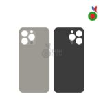 Vitre Arrière - iPhone 15 Pro | TITANE NATUREL - Sans Logo