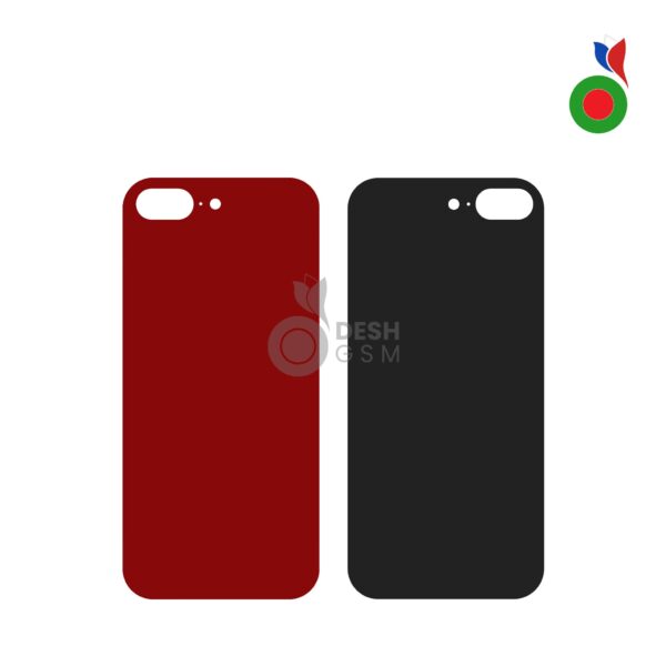 Vitre Arrière - iPhone 8 Plus | ROUGE - Sans Logo