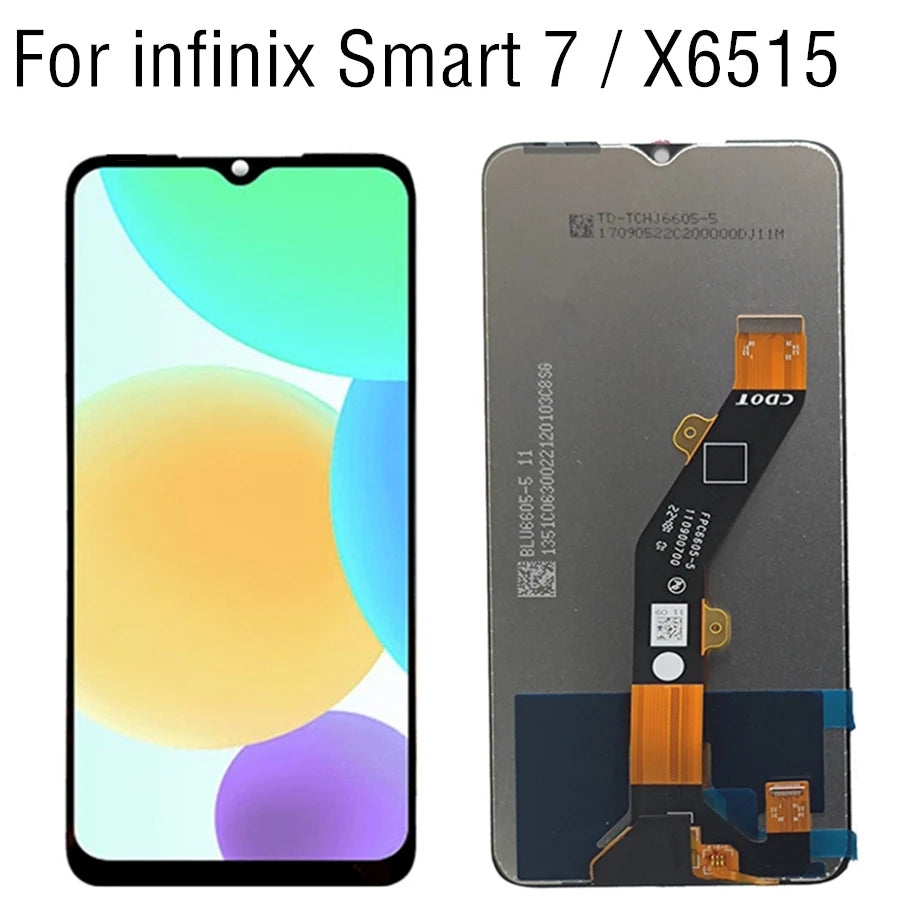IpqESa472847610664fec8f5e50f1cdc649dbm ECRAN INFINIX Smart 7 X6515 SANS CHASSIS ORIGINAL - Image 1