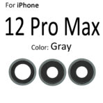 Lentille Caméra Arrière Avec Contour Pour iPhone 12 Pro max