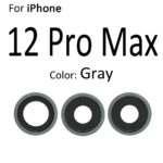 Lentille Caméra Arrière Avec Contour Pour iPhone 12 Pro max