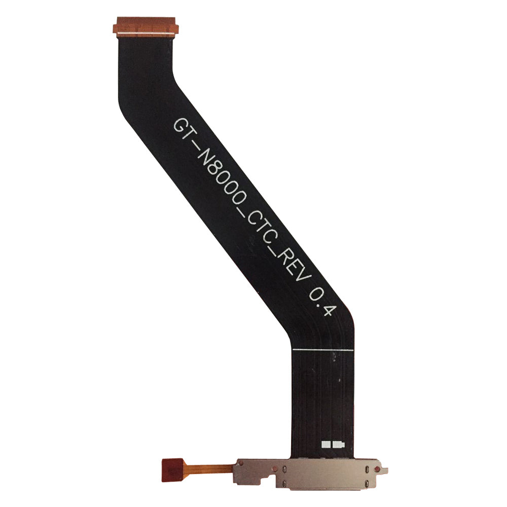 KhM1Chargeur-USB-avec-c-ble-flexible-pour-Samsung-Galaxy-Note-10-1-GT-N8000-N8010-qualit Connecteur de Charge Samsung Tab N8010 N8000 - Image 1