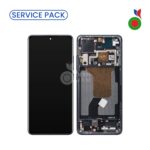 Ecran Complet LCD Mi 12 | MI 12S | MI 12X avec Chassis - SERVICE PACK | XIAOMI NOIR