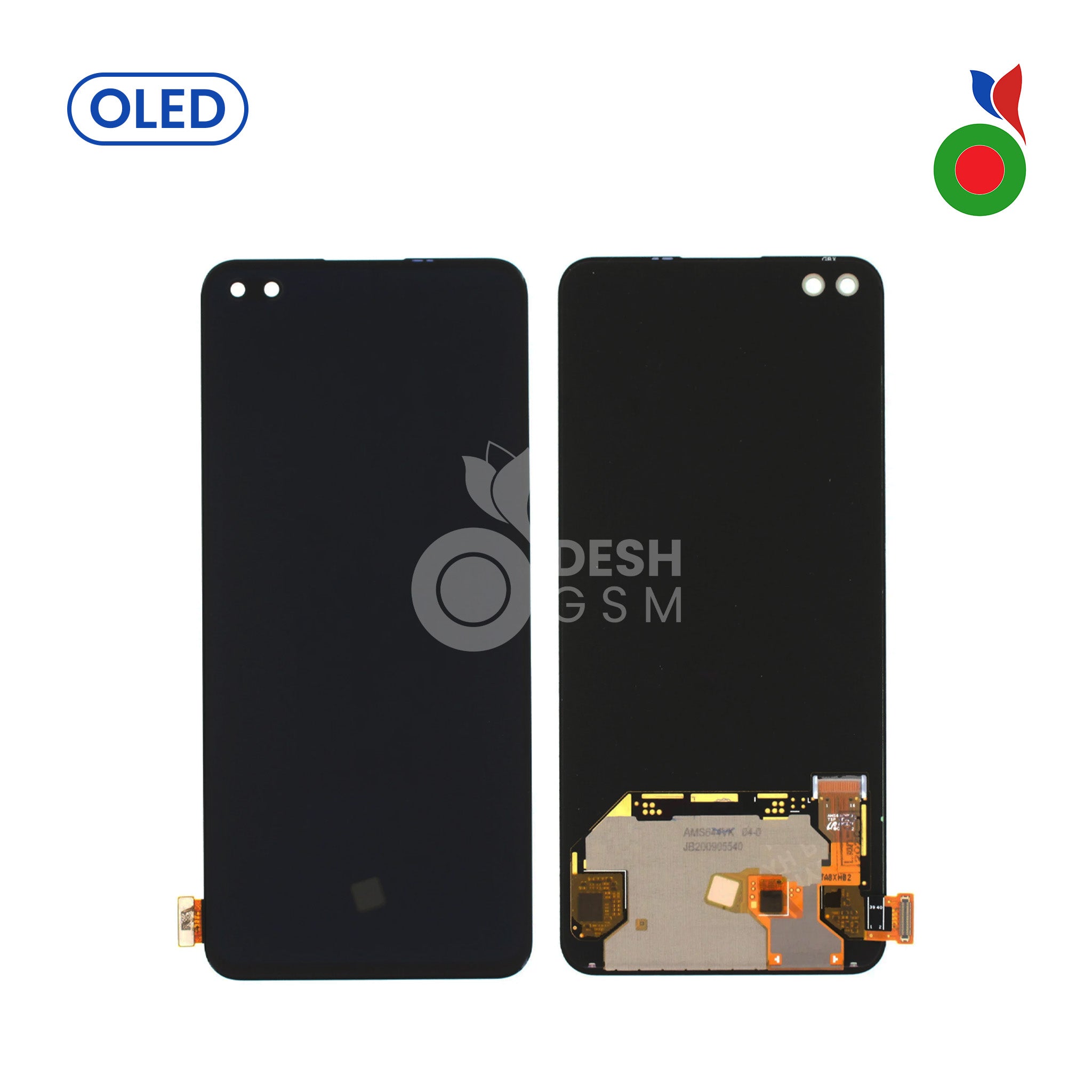 NORD5GAC2003OLED ECRAN ONE PLUS NORD 5G AC2003 | ONE PLUS Z | REALME X50 PRO | SANS CHASSIS | OLED - Image 1