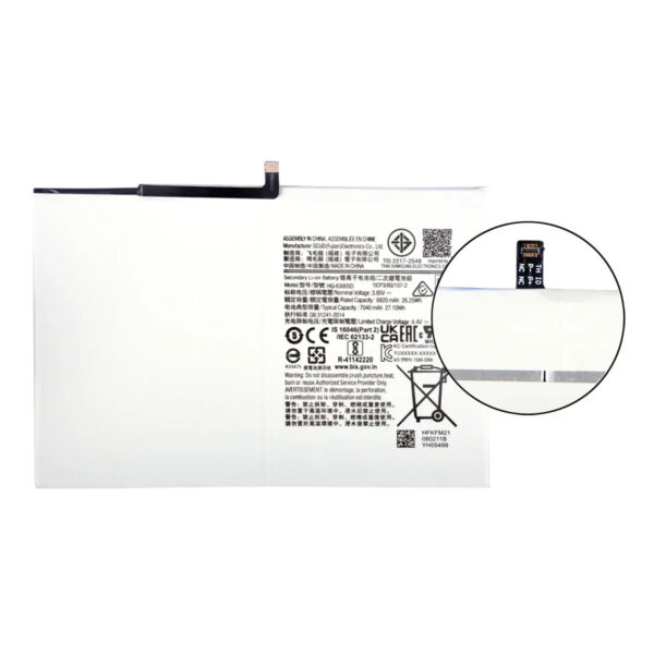 Batterie Samsung Galaxy Tab A8 10.5 SM X200 SM X205