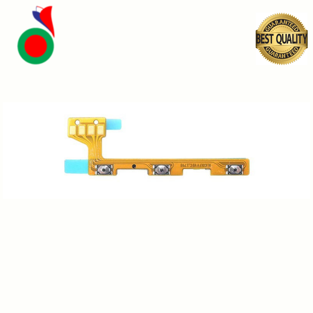 PowerOnOffVolumeUpDownButtonMutekeySwitchFlexCableRibbonPowerandVolumeNappeForHuaweiHONOR10 Nappe Volume Flex Honor 10 | HUAWEI - Image 1