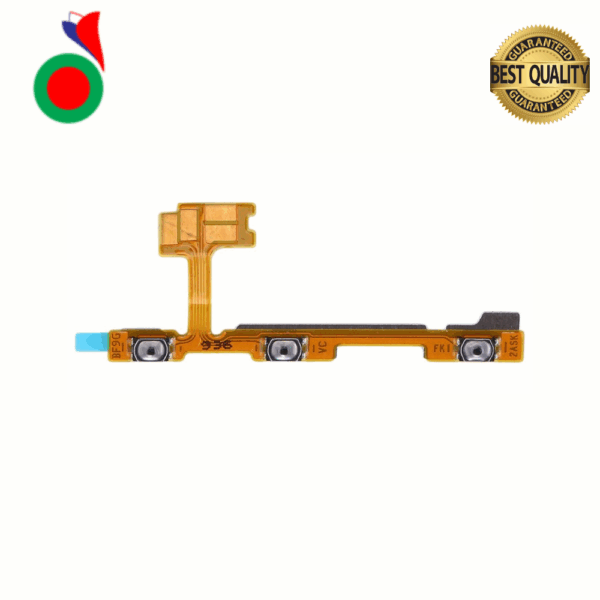 Power On Off Volume Up Down Button Mute key Switch Flex Cable Ribbon Power and Volume Nappe For Huawei P40 Lite E