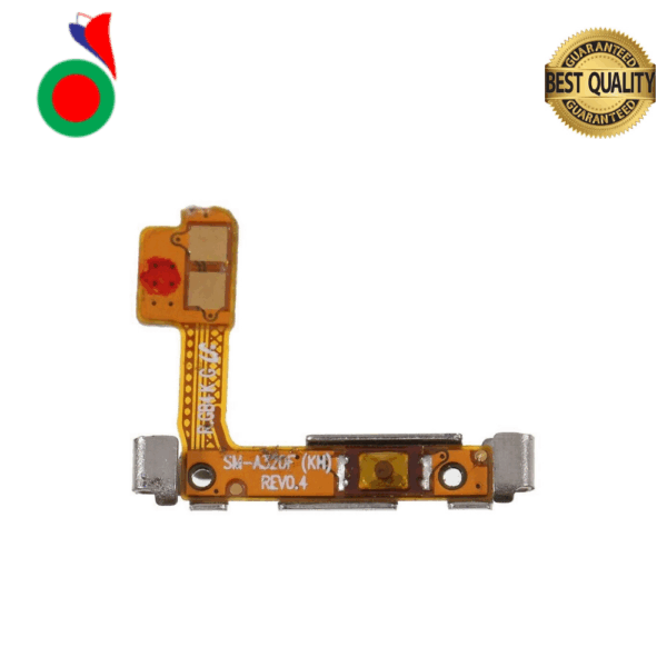 Power Volume Flex On Off key mute silent button For Samsung A3 2017 A320