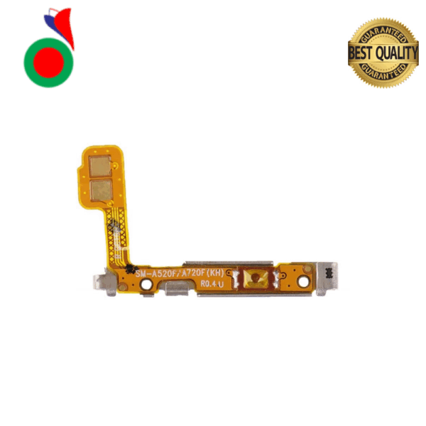 Power Volume Flex On Off key mute silent button For Samsung A5 2017