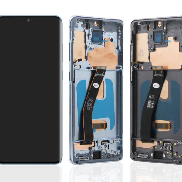 ECRAN LCD SAMSUNG S20 G980 G981B AVEC CHASSIS (OLED) SILVER