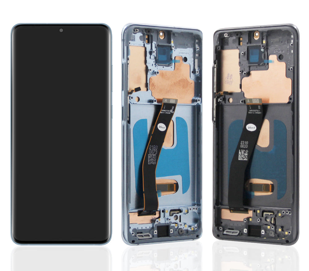 QoG0A1d397922ae5f4d23bedcec1feffd6bddm ECRAN LCD SAMSUNG S20 G980 G981B AVEC CHASSIS (OLED) SILVER - Image 1