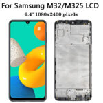 ECRAN COMPLET Samsung M325F M32 4G  AVEC CHASSIS (OLED)