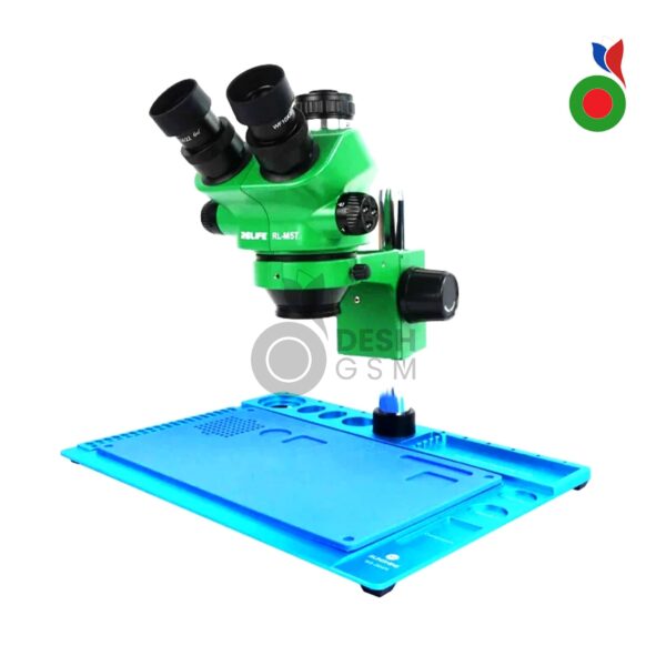Microscope RL-M5T avec SS-004N | 7X-45X Zoom | RELIFE