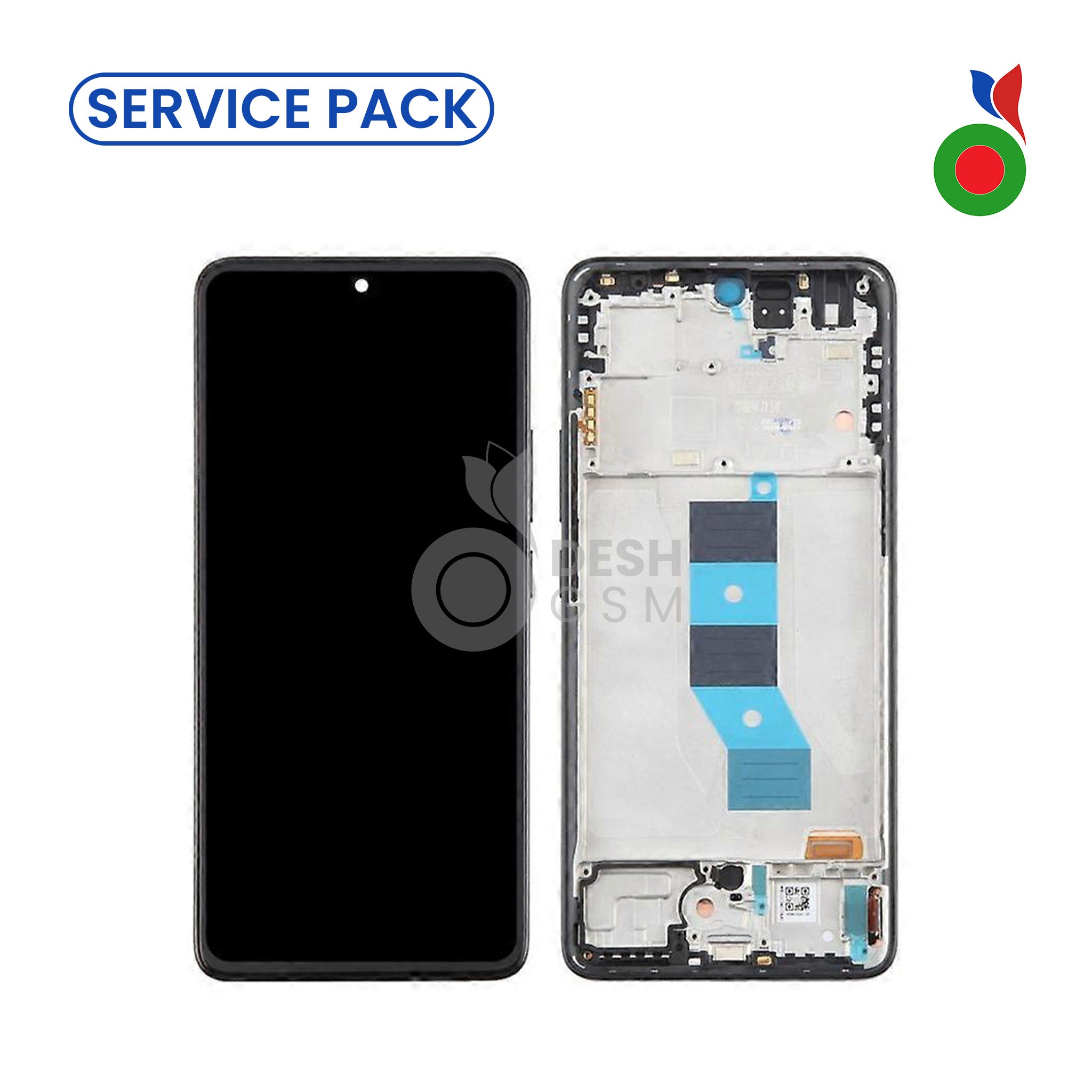 RedmiNote145GACSP Ecran Complet Redmi Note 14 5G avec Chassis - Service Pack | XIAOMI - Image 1