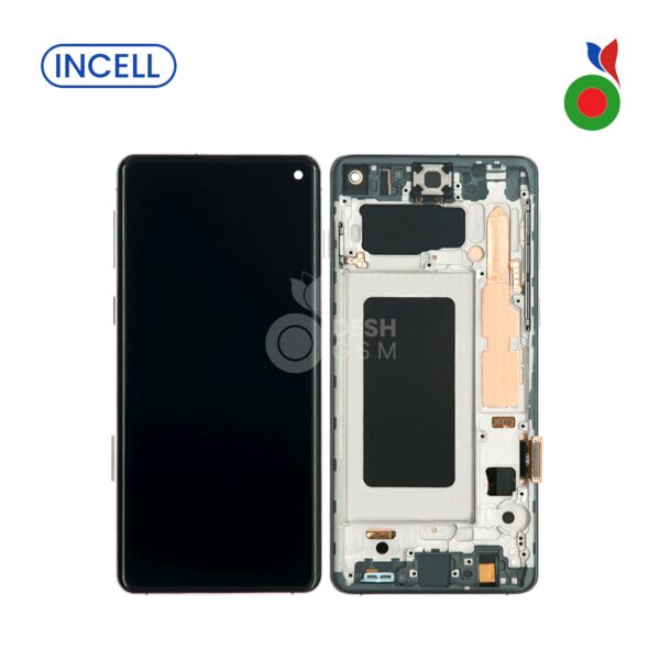 Ecran Complet LCD S10 avec Chassis (NOIR) - INCELL | SAMSUNG