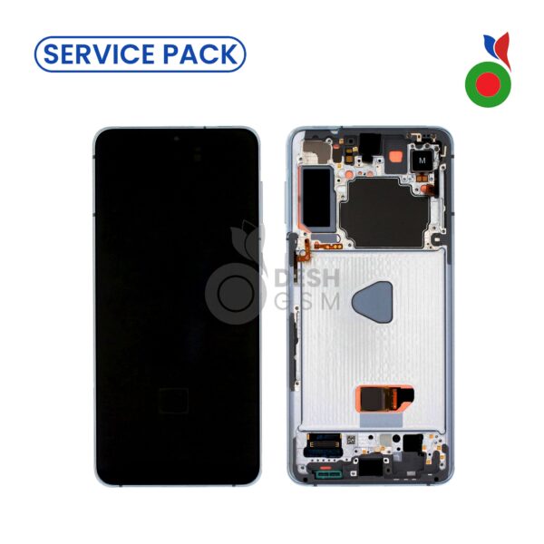 Ecran Complet LCD S21 Plus 5G avec Chassis (SILVER) - SERVICE PACK | SAMSUNG