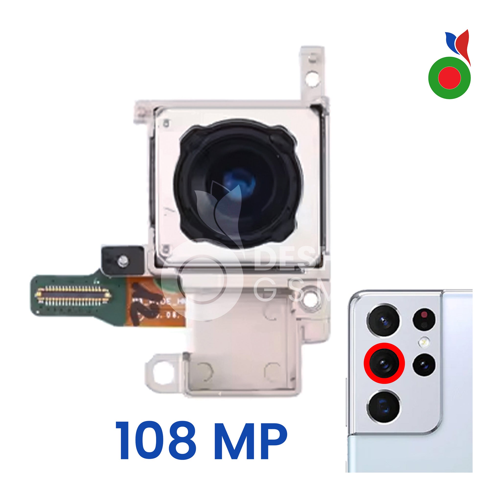 S21UCL03 Caméra Arrière Principale - S21 Ultra 5G (G998B) | SAMSUNG ORIGINAL - Image 1