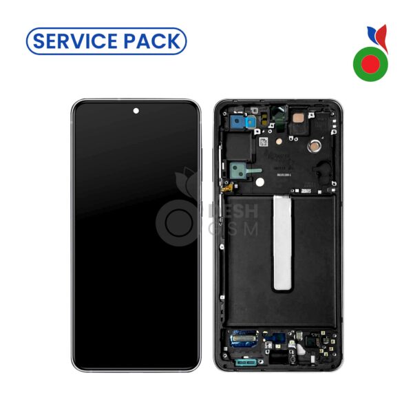 Ecran Complet LCD S24 FE 5G avec Chassis (GRAPHITE) - SERVICE PACK | SAMSUNG