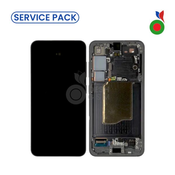 Ecran Complet LCD S25 5G avec Chassis (NOIR/BLEU) - SERVICE PACK | SAMSUNG