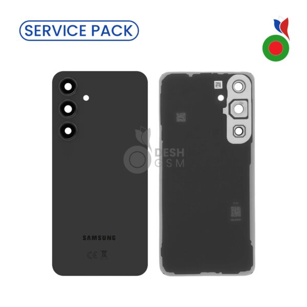 Vitre Arrière S24 FE 5G (S721B) | GRAPHITE/NOIR - SERVICE PACK | SAMSUNG