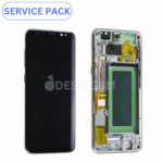 ECRAN LCD SAMSUNG S8 G950F SERVICE PACK AVEC CHASSIS *SILVER/ARGENT*