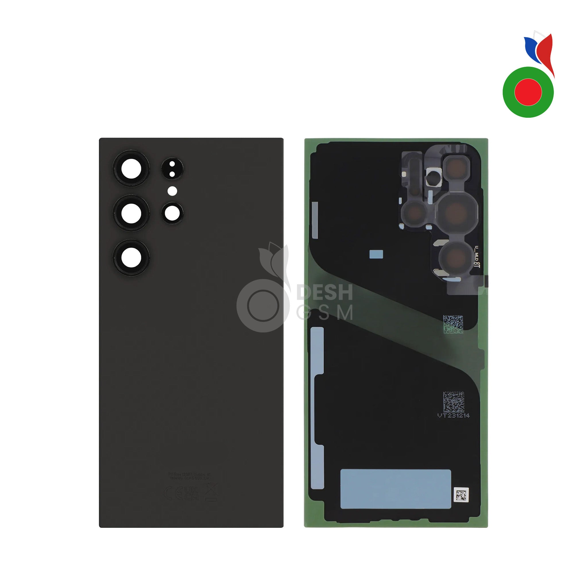 S928B_Back_SP_-_BK_16f97932-01b3-41d3-95a4-ded1fec7c0b2 Vitre Arrière S24 Ultra 5G (S928) - NOIR | SAMSUNG - Image 1