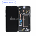 ECRAN SAMSUNG S9 G960F SERVICE PACK AVEC CHASSIS (NOIR)