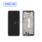 ECRAN SAMSUNG A736F A736B A73 4G /5G  2022  SERVICE PACK AVEC CHASSIS | NOIR