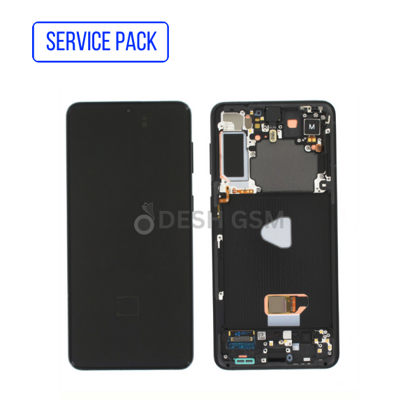 ECRAN SAMSUNG S21 5G G991 Service Pack AVEC CHASSIS GRIS/ NOIR