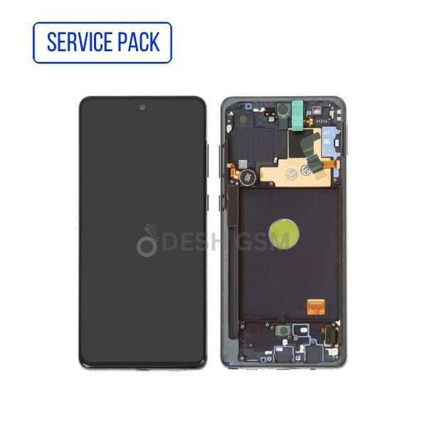 SAMSUNG NOTE 10 LITE N770 ECRAN SERVICE PACK AVEC CHASSIS (RED)