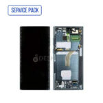 ECRAN COMPLET SAMSUNG S22 ULTRA S908F SERVICE PACK AVEC CHASSIS | BLANC/SILVER