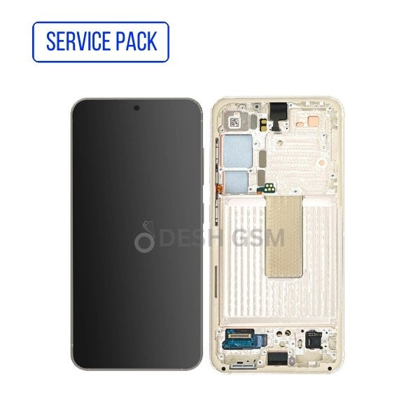 SAMSUNG S23 Plus 5G 2023 S916B | SERVICE PACK | AVEC CHASSIS| Crème