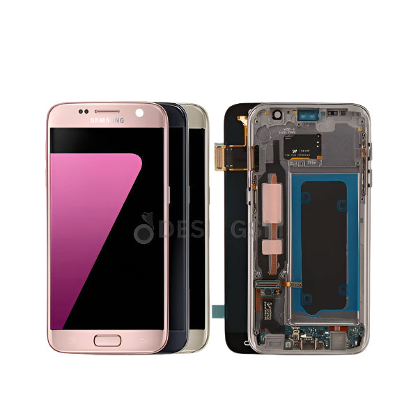 ECRAN SAMSUNG S7 G930F AVEC CHASSIS (RELIFE) |OR