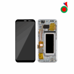 ECRAN SAMSUNG S8 G950F AVEC CHASSIS NOIR  (RELIFE)